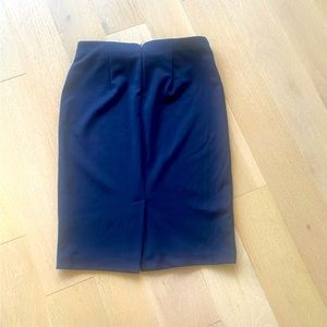 Premise Studio navy blue strech pencil skirt size 8.